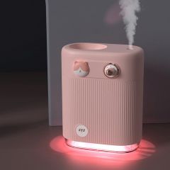 跨境新款usb迷你空气加湿器家用桌面萌宠小熊大容量加湿器礼品
