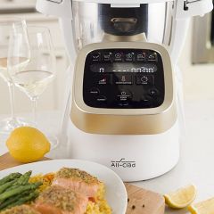 All-Clad HP503152 Prep&Cook Cooking Food Processor, 4.7-Quart, White