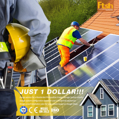 Just 1 dollar gain solution for 1KW to 1MW home solar energy system