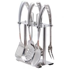 QANA Factory Wholesale OEM 7Pcs Stainless Steel Kitchenware cooking Tools set kitchen utensil slotted turner supplier