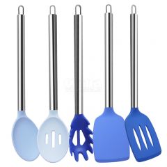 QANA Silicone spatula set food grade silicone kitchenware 6PCS