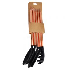 QANA Titanium kitchen utensils Food grade silicone kitchen utensils 6PCS