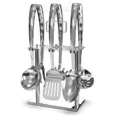 [group buying]7 PCS hollow handle kitchenware with stand