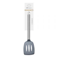 Steel handle and rubber head kitchenware lifting clamp Slotted Turner1