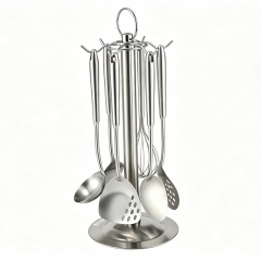High-grade mirror finish 7-piece kitchenware set SS201 
