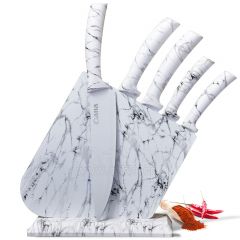 Marble knife holder