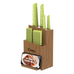 Dark tableware wood grain knife holder