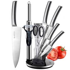 Free Sample QANA Factory Wholesale OEM Damascus Stainless Steel Kitchen Chef Butcher Knife With Gift Case Japanese Cleaver Knife
