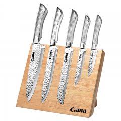 Malleolar groove set of colored wooden handle cutting tools 6 pcs
