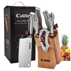 QANA11 8PCS hollow shank set knife