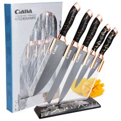 6PCS ceramic empty handle set kitchen knife household set series