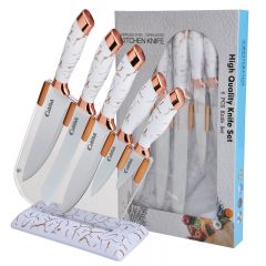 6PCS ceramic empty handle set kitchen knife household set series
