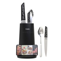 QANA phone stand knife holder