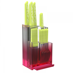 Acrylic kitchen knife holder