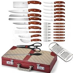 25 Pcs QANA Kitchen knife set