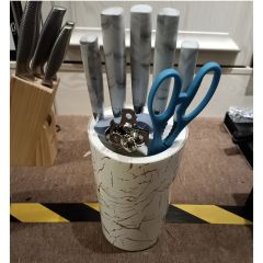 8PCS cylindrical knife holder set