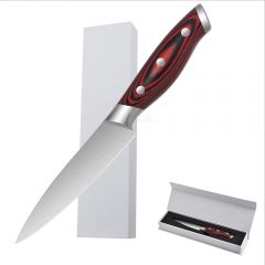 Stainless Steel sharp Professional Fruit Knife Solid Wood Handle Knife Cut with Ergonomic Handle