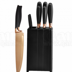 5-Piece Knife Set with Plastic Stand