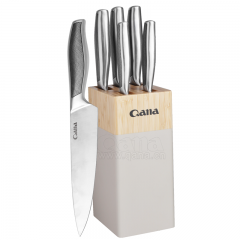 [group buying]6-piece embossed hollow handles