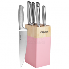 [group buying]A set of 6-piece hammered hollow handles