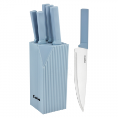 QANA 6-piece plastic-handled knife set
