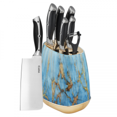 7-piece Three-layer steel frying pan