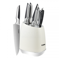 7-piece Three-layer steel frying pan