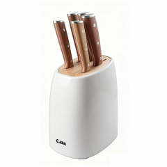 6-piece set of colored wooden handles