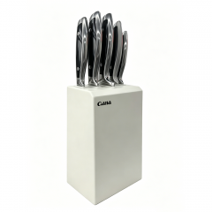 6-piece set of steel headed knives
