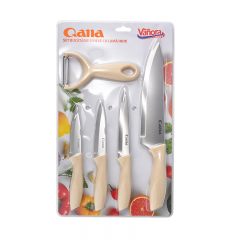 Stainless steel chef's knife, fruit knife, household kitchen kitchen knife set, 5-piece kitchen knife set, wholesale