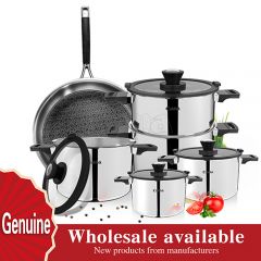 Qana OEM Micro Pressure Cookware Non stick Stainless Steel Multi-function Pot Micro Pressure Cooker