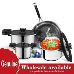 Qana Rotary Handle Micro Pressure Cookware