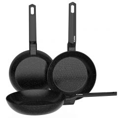 Aluminum pan bakelite handle