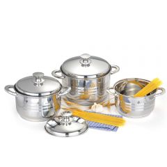 QANA Detachable handle pot Medical stone pan outdoor set pot Portable pot camping cookware wok aluminum wok