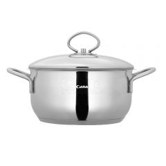 Single rolled edge pot 20cm