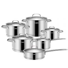 Single thread ear right Angle stockpot flat steel lid