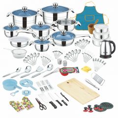 115pcs pan with wide edge, body 410 material