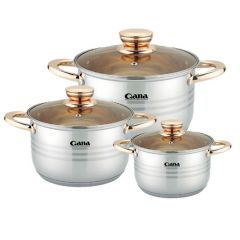 6pcs stainless steel rolling pot manufacturers wholesale