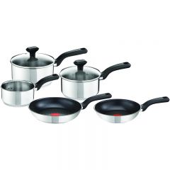 5 Piece, Comfort Max, Stainless Steel, Pots and Pans, Induction Set, Silver