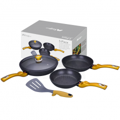 5-Piece Aluminum Cookware Set: