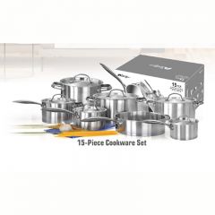 15Pcs Cookware Set