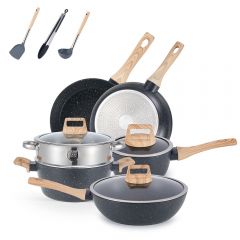 12PCS aluminum pot set