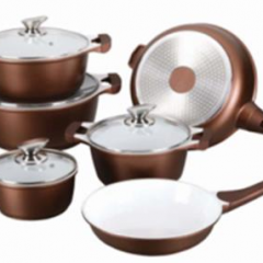 10pcs die-cast aluminum pot set