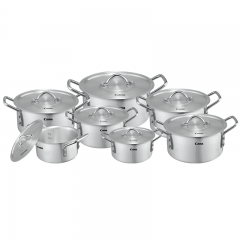 14-piece aluminum cookware set