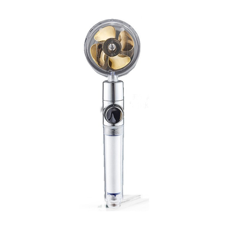 Mineral Stone Filter Water Saving Shower Head Clear Bag OEM Box Accessory Surface Packing Bathroom
