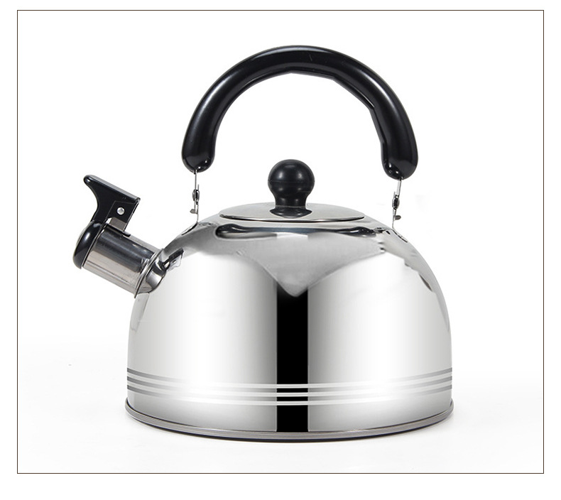 Manufacturer supplies stainless steel whistle kettle, household large capacity kettle, flat bottomed induction cooker, gas stove