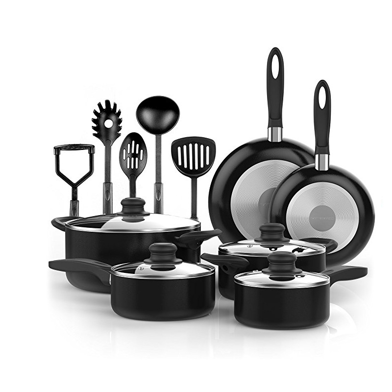 Hot non-stick gift pot set pot induction cooker universal soup pot milk pan frying pan processing custom