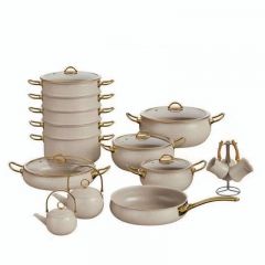 23Pcs Premium Non-Stick Cookware Set Modern Turkish Granite Coating Pot