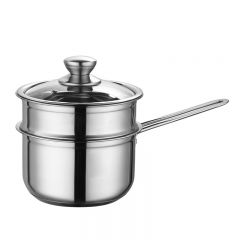 Stainless Steel steaming milk pot mini multi-layer thickened milk pot