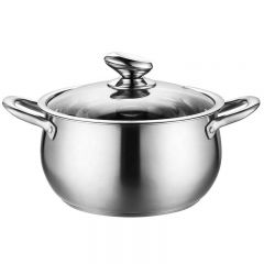 Stainless Steel Soup Pot Composite Bottom Small Stock Pot With Lid